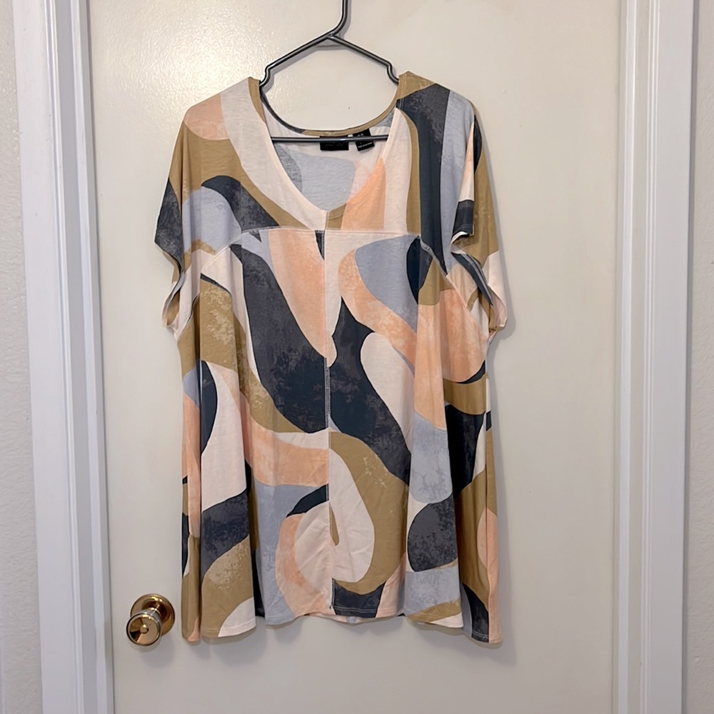 Rachel Zoe fit and flare top 3X